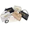2023 Nuevo Gs Bolso para Mujer Bolso Patrón de Cocodrilo Color Sólido Moda Estilo Europeo y Americano Bolso de Hombro Cruzado Kelly Versátil