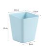 Cubo Pequeño de Plástico Colgante Estante de Almacenamiento para Carrito de Cocina Pegatina Cesta de Almacenamiento para Basura de Escritorio Multifuncional Instalación sin Taladro