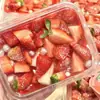 Caja para Pastel de Fresa Christmas Dream Dragon Caja de Empaque Transparente Desechable Fruta Mille-Feuille Mousse Tiramisú Postre