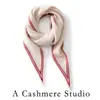 Cachecol de tricô de cashmere listrado para outono e inverno, unissex, quente, estiloso, com design em blocos de cor, também disponível como cachecol triangular