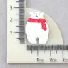 Accesorios para Funda de Teléfono Móvil de Alce Accesorios para el Cabello DIY Accesorios de Navidad Muñeco de Nieve Árbol de Navidad Pegamento de Crema DIY Accesorios para Tocados de Resina