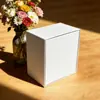 Caja de Regalo Blanca Lista para Usar con Tapa y Base, Caja para Souvenir, Caja de Embalaje de Regalo Blanca