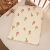 Almofada de fralda de gaze de algodão doce, fibra de bambu para bebê, colchão impermeável para bebê e crianças, lençol lavável para bebê