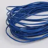 Corda Redonda de Couro Sintético DIY Pulseira de Corda Elástica Colar Material para Joias Lanyard de Boneca Acessórios Corda de Pingente Pequeno