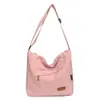 Bolsas Bolsas para Mujer Nuevas Casual Coreanas Ins Bolso de Hombro Tela de Nylon Correa Ancha para el Hombro Bolso tipo Cartero de Lona Bolso Cruzado Mujer
