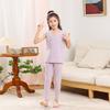 Conjunto de Colete Térmico Espesso com Forro de Fleece Infantil, Roupas e Calças de Outono para Crianças Pequenas, Conjunto de Duas Peças Base para Meninos e Meninas para o Inverno