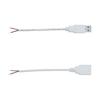 Cable de extensión de alimentación USB blanco de dos núcleos, macho y hembra, de un solo cabezal, en estaño, de cobre puro 24, corriente 2 A, venta al por mayor