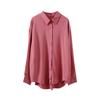 [Oufan] 7886 Camisa Branca Feminina 2022 Outono Nova Camisa Estilo Coreano Solta Francesa Empilhada Manga Longa