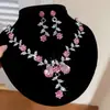 Juego de Cena de Dos PiezasCollar y pendientes de perlas ultra brillantes, cautivadores al instante, accesorio de vestido de noche de alta gama