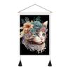 Transfronteiriço Boêmio 3D Gato Padrão Tapeçaria Decorativa Tapeçaria Pano de Parede Pano de Fundo Convidado Restaurante Decorativo Pendurado Pintura