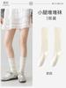 Calcetines holgados grises estilo fino de verano para dar forma a las piernas y pantorrillas, algodón puro, estilo ballet Miu, calcetines largos de verano para mujer