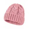 Gorro de lana de color liso con nuevo diseño de AliExpress, gorro de punto de comercio exterior, gorro cálido de invierno, gorro de punto europeo y americano