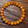 Cuentas budistas de hueso de yak del Tíbet, estilo étnico vintage desgastado, para llevar en la mano, accesorios decorativos, artículo popular para venta al por mayor