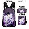 Mochila Fire Shadow nueva mochila transfronteriza traje de tres piezas caricatura moda hombres y mujeres estilo callejero universitario