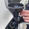 Funil de separação com filtro grande funil cônico flexível alongado extra grande mangueira plástica de comércio exterior rede de filtro