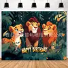 Directo de fábrica El Rey León Simba Mufasana Nuevo Arreglo de Fiesta Cumpleaños Cálido Foto Infantil