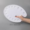 Paleta de Pintura Infantil Amazon Transfronteiriça Quadro de Desenho para Rabiscar Coloração Educação Infantil Pegada de Ameixa Formato Oval