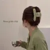 Coreano Outono e Inverno Novo Clipe Peludo Grande Quente Voltar Cabeça Disco Hairpin Imitação Coelho Cabelo Grab Shark Clip para Mulheres