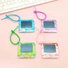 1611 # Chaveiro Pingente de Quadro de Rabiscar Mini LCD Moderno Exquisite Decoração para Bolsa e Mala Presente Pequeno