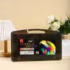 Marcador Acrílico Ponta Macia Caixa Preta Pequena Pintura Infantil Grafite Pincel DIY Empilhável Cor Pincel de Pintura Caneta Marcadora