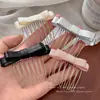Grampo de Cabelo com Pente de Franja Laço Novo Estilo Ferramenta de Arrumar Cabelo Pente de Estilização Clipe de Encaixe Acessório de Cabelo Portátil Especial