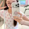 Funda de Conejo con Lazo de Estrella Adecuada para Funda de Teléfono Apple 17Promax Iphone16 Nicho 14 Doble Capa 13 Funda Dura