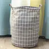 Cesta de Roupa Suja Atacado Fabricante, Cesto de Roupa Suja de Tecido, Cesta de Armazenamento Dobrável, Lixeira para Armazenamento de Roupas Sujas, Balde de Armazenamento de Roupa de Algodão e Linho
