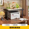 Estante para pecera de escritorio, mueble base para pecera, base de carga, estante doble para pecera, estante de almacenamiento, soporte para pecera, mueble de almacenamiento