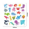 Livro de Adesivos de Gelatina TPE com Adesivos Reutilizáveis, Brinquedo Educacional de Desenho Animado de Animais 3D para Crianças de 3 a 6 Anos, Personalizável