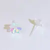 Novos Brincos de Flor Tridimensional Studs para Orelhas Femininas Estilo Coreano Doce Mori Crisântemo Clipe de Orelha Acessórios de Orelha da Moda sem Furos na Orelha
