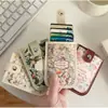 Porta-Cartões Retrátil Feminino Novo Estilo Dopamina Clipe de Cartão Anti-Magnético Porta-Identidade Ultrafino Carteira de Estudante Porta-Cartões Portátil
