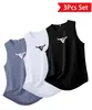 Camisa de Basquete Americana Masculina Secagem Rápida Estampada Roupa de Treino Verão Jersey Esportivo Top Sem Manga para Homem