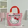 Nueva Bolsa de Lona Estilo Dibujo Animado Linda Gatito Bolso de Mano para Estudiante Versátil de Verano Ropa de Trabajo Bolsa de Gran Capacidad