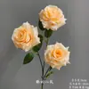 Arranjo de Chão com Flores Artificiais Cor de Champanhe, Rosa de Casamento, Hortênsia, Material de Flores para Corredor de Teto, Arranjo de Decoração para Auditório