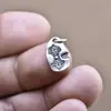 Yiluya S925 Prata Yintai Pingente de Pilão Vintage com Diamante Material de Acessórios para Pulseira DIY Corda Trançada Feita à Mão