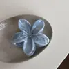 Textura de tinta temperamento de alta gama placa pinza para el cabello horquilla parte trasera de la cabeza horquilla para el cabello para mujer grande multi-pinza de tiburón accesorios para el cabello