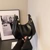 Bolso de Moda para Mujer Otoño 2025, Elegante Bolso de Hombro Retro para el Trabajo, Bolso Cruzado Simple de Moda Tipo Dumpling