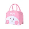Bolsa de gelo spot isolamento térmico bolsa de almoço desenho animado portátil bolsa para refeição fofa bolsa lancheira de animal de estimação bolsa para manter fresco tecido Oxford espessado