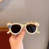 Óculos de Sol Infantis Desenho Animado Fofo Proteção Solar para Bebê Óculos Polarizados Meninos Meninas Protetor Solar Óculos de Silicone Proteção UV