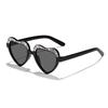 Gafas de sol para niños con purpurina fina, color caramelo, forma de corazón, para exteriores, protección solar, para niños y niñas, gafas de sol personalizadas para decoración de escenario