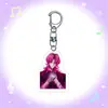 Chaveiro Acrílico Anime Kpop Demon Slayer Grupo Feminino Mercadoria Gaza Masculino Fantasma Chaveiro de Mochila