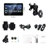 6.2 pulgadas Producto nuevo transfronterizo liberación rápida de un segundo grabadora HD frontal y trasera pantalla portátil de navegación para motocicleta