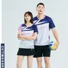 Roupas de Badminton de Alta Qualidade Feitas de Elastano, Secagem Rápida e Respiráveis, Unissex para Competição e Treinamento de Vôlei, Tênis e Tênis de Mesa
