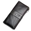 Cartera Marute Antimagnética Retro de Cuero Larga Clutch para Mujer de Alto Nivel Multifunción Cartera de Piel de Vacuno de Capa Superior