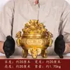 Yang Tong Ji Cuenco Tesoro de Cobre Cuenco Tesoro Yuanbao Sapo Dorado Ruyi Cuenco Tesoro de Dinero