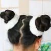 Directamente del fabricante: Diademas de Pelo Coloridas Hechas a Mano de Alta Elasticidad Que No Dañan el Cabello, Bandas para el Cabello con Listones Estilo Coreano para Otoño e Invierno, Accesorios para el Cabello de Piel Sintética