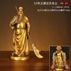 Atacado de latão Wu Sheng Guan Gong como ornamentos Wu Deus da riqueza Guan Erye Sala de estar Escritório Decorações para casa Ornamentos