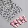 Pegatina para Uñas de Estrella de Cinco Puntas Hueca Adhesiva Plana Versátil Estrella de Cinco Puntas Pegatina para Uñas DIY Joyería Dh569