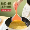Espátula de Silicona para Hotcakes, Sartén Antiadherente, Especial para Tamagoyaki, Espátula para Freír que no Daña, Brocha para Aceite, Espátula para Hotcakes Doméstica Resistente a Altas Temperaturas