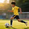 Conjunto Personalizado de Uniforme de Fútbol Infantil para Niños de Preescolar y Primaria/Secundaria, Camiseta de Fútbol de Manga Corta para Niñas con Texto Impreso, 1 de Junio